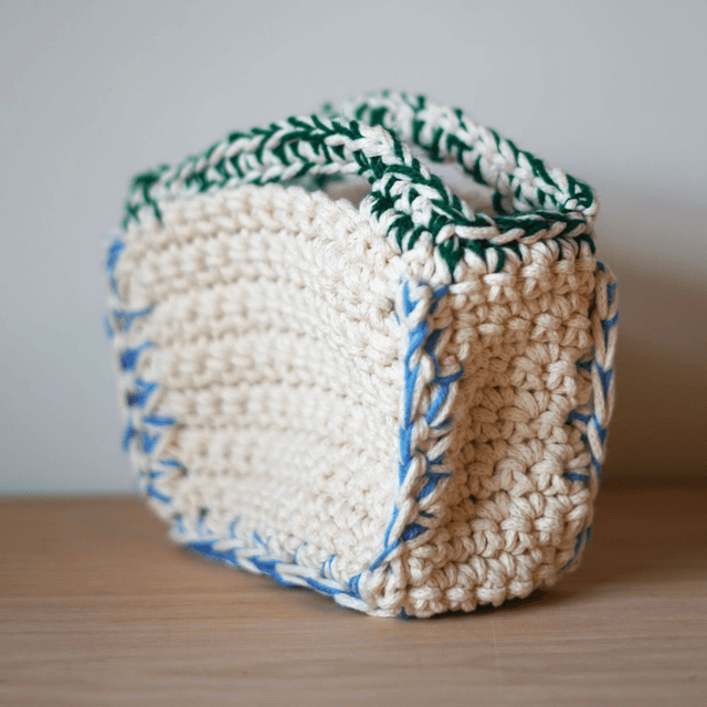 Crochet Bag - Green/Blue